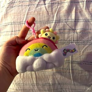Squishmallow rainbow clip